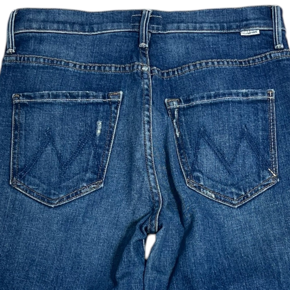 Mother Denim - The Swooner Rascal Straight Leg Ankle Jean in Where is my Mind 26 - Picture 5 of 10